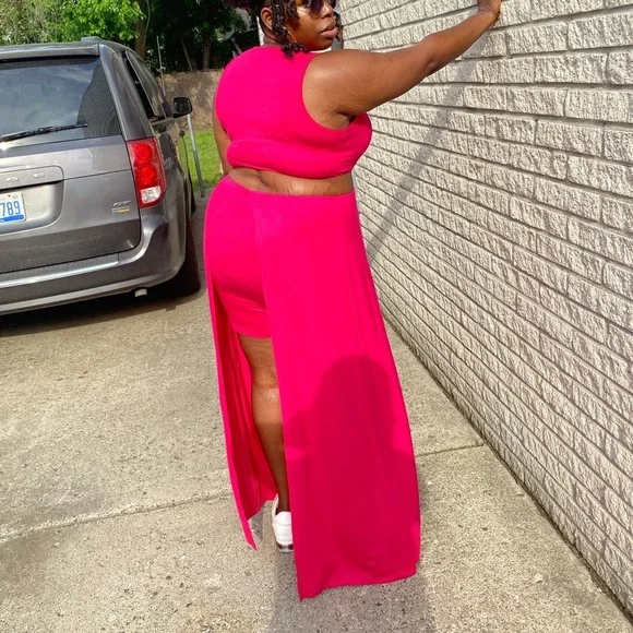 Everyday Goddess Dress twist front cutout maxi festival sundress - Picture 4 of 4